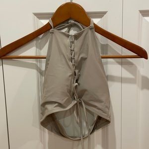 Aerie High Neck Bikini Top